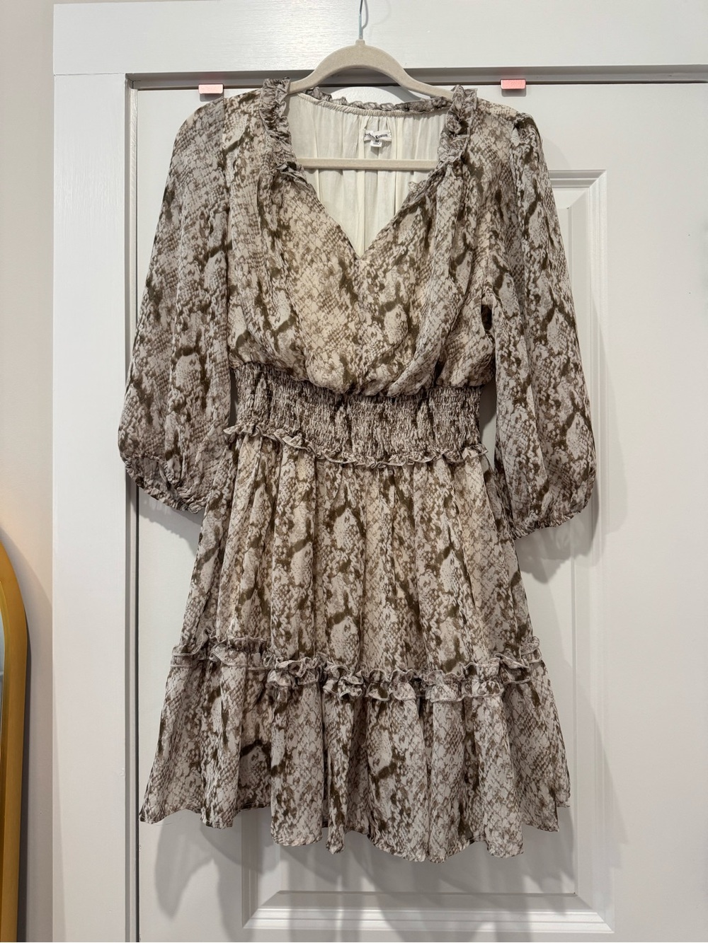 Newbury Kustom snakeskin mini dress